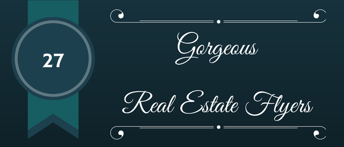 27 Gorgeous Real Estate Flyer Templates