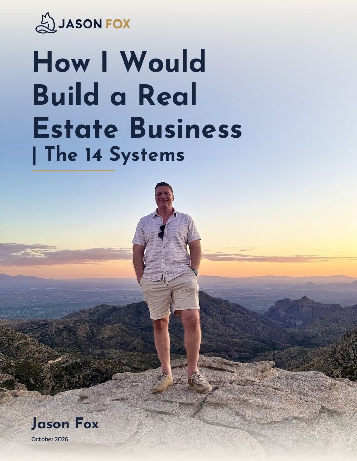 Cover of How I Would Build a Real Estate Business: The 14 Systems by Jason Fox