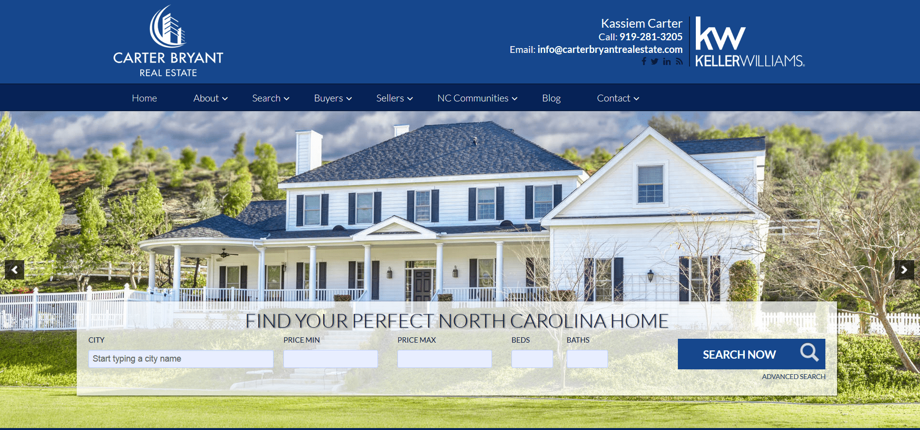 Raleigh TN Real Estate WEbsite