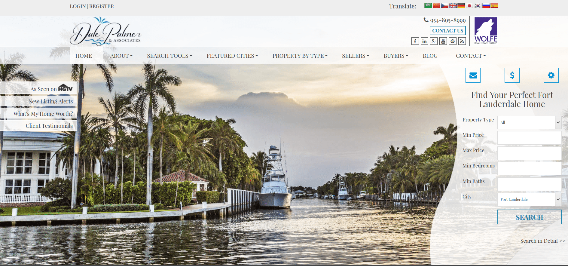 Fort Laderdale Real Estate Website