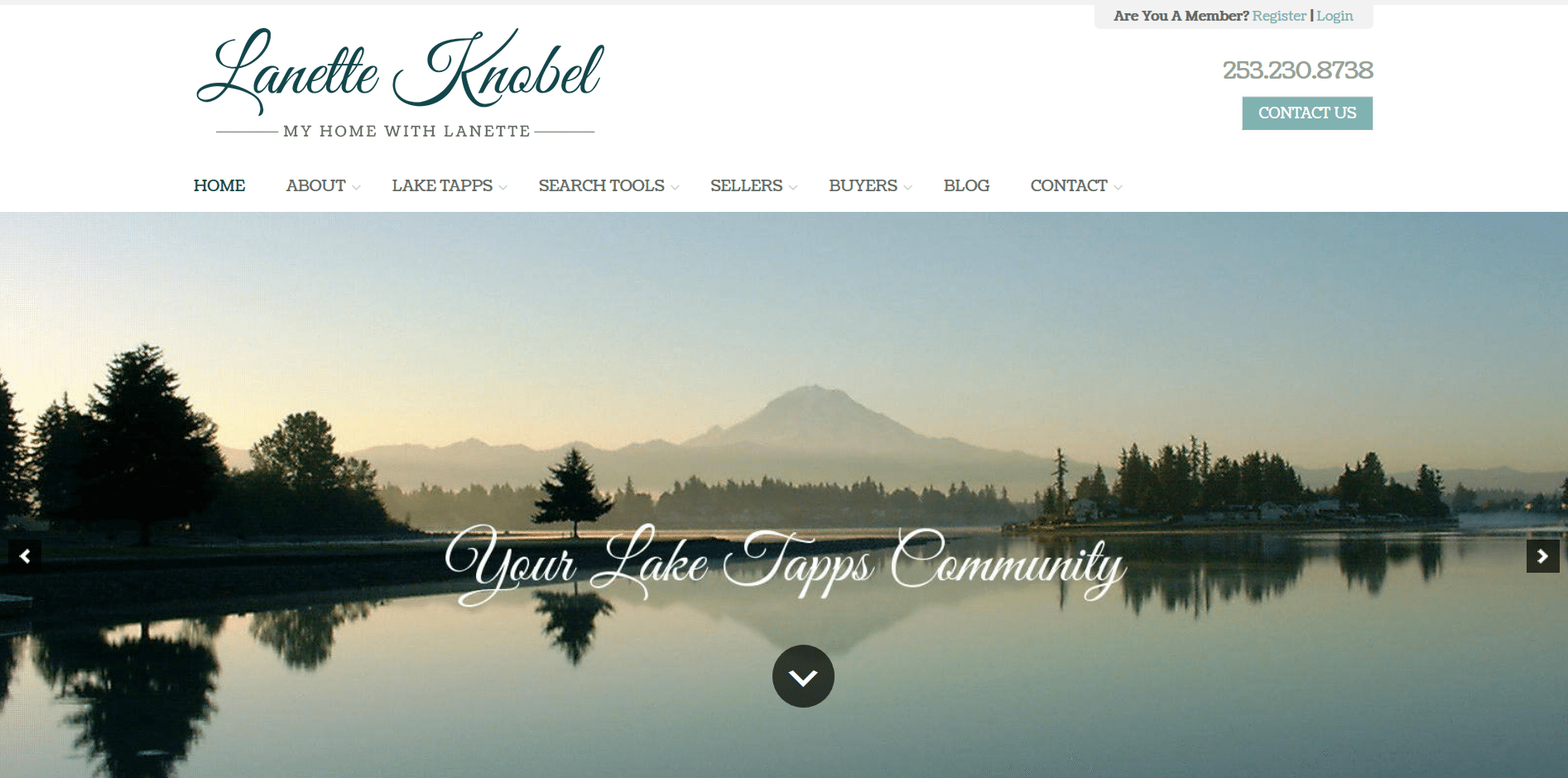 Lake Tapps WA real estate website