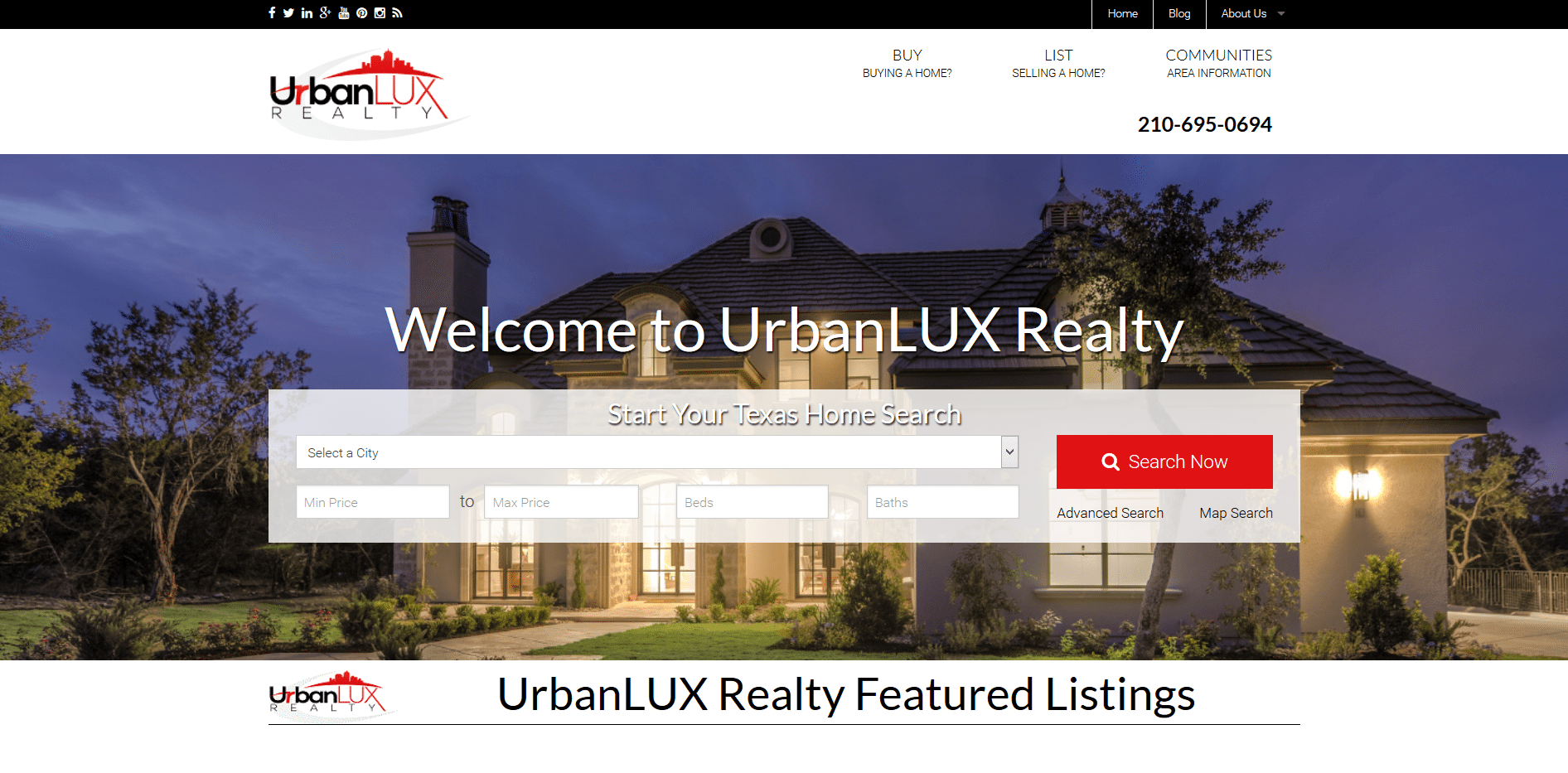 Texas Real Estate Website