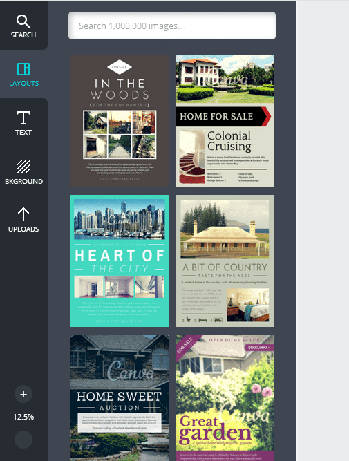 Choose Your Real Estate Flyer Layout