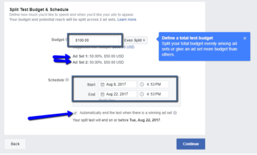 Facebook Ad Budget