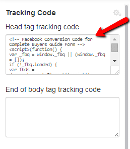 Lead Pages Tracking Code