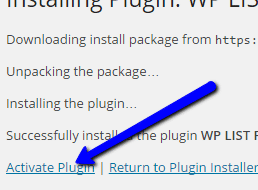 Activate Plugin