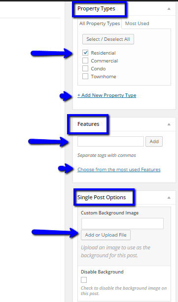 Listing Property Type