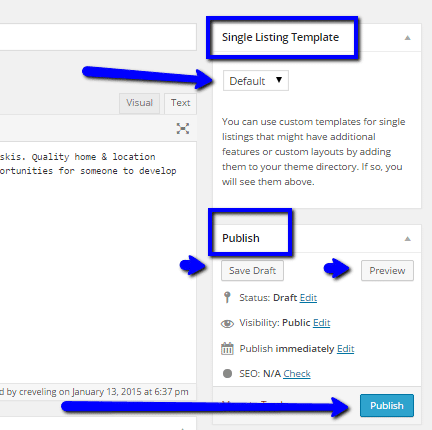 Publish Your Sold Listing