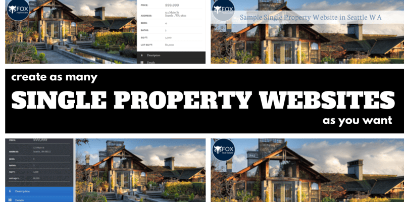 Create as Many Single Property Websites As you Want