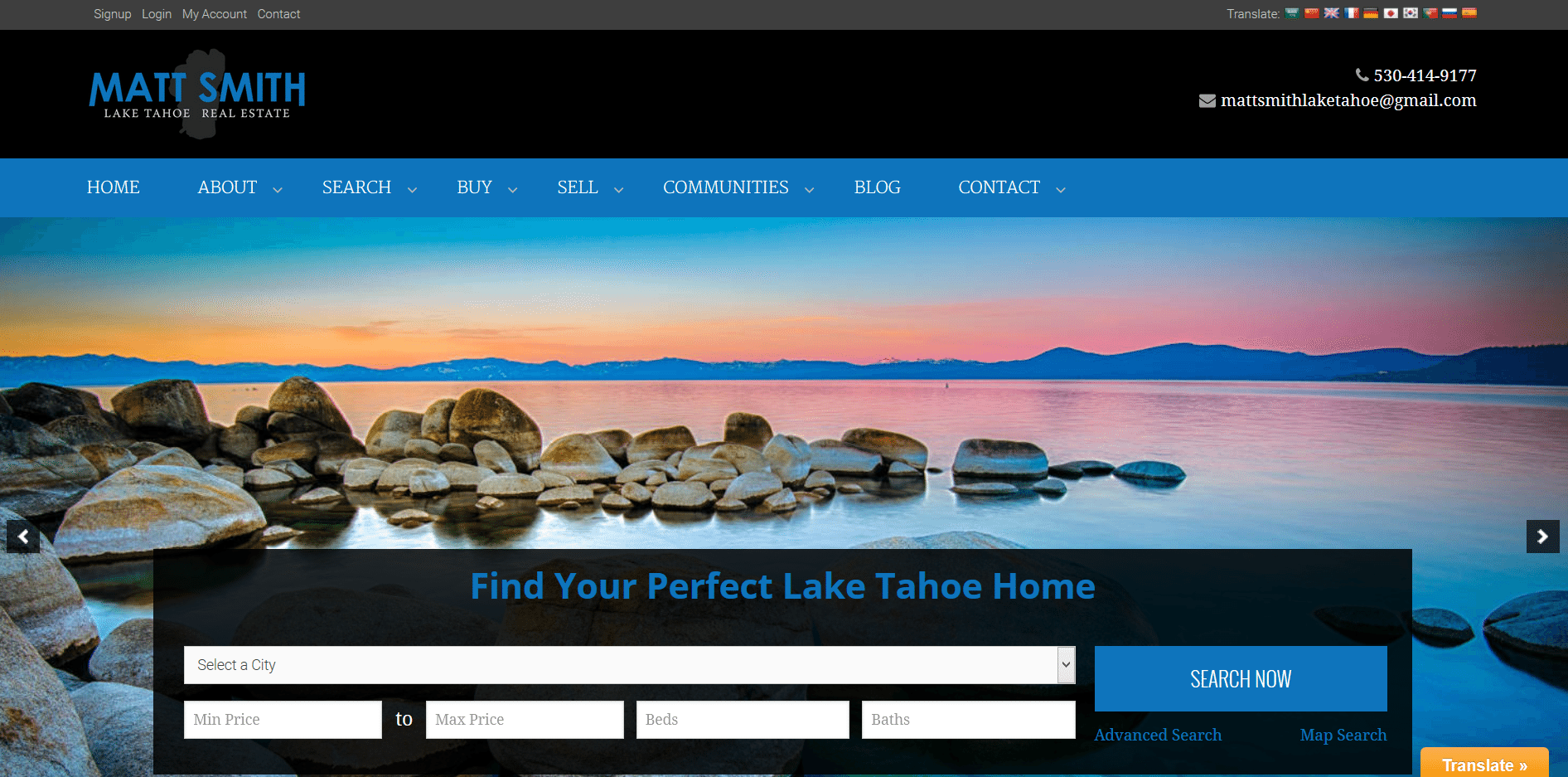 Lake Tahoe CA Pro Website