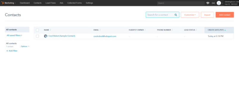 Hubspot Contacts