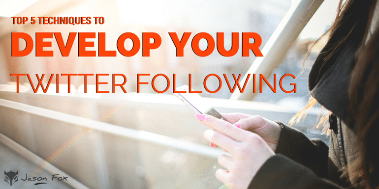 Increase your twitter following