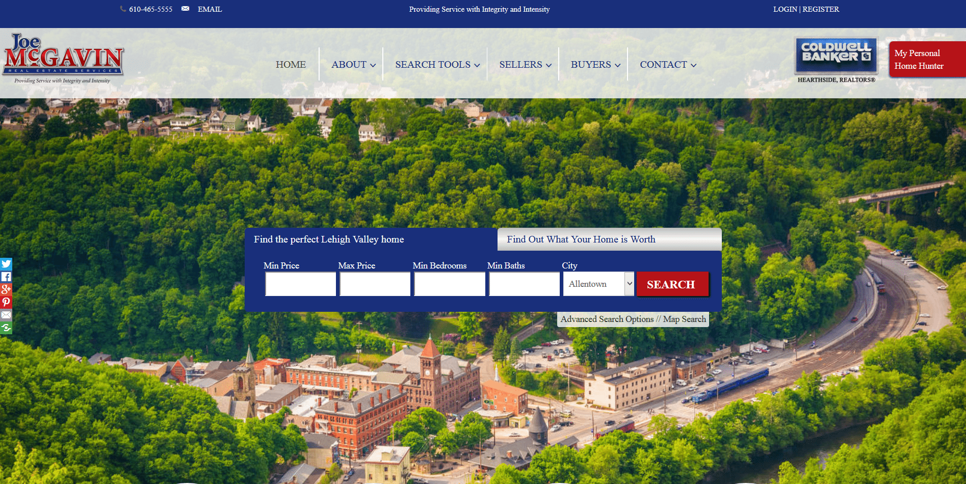 lehigh valley pro real estate website