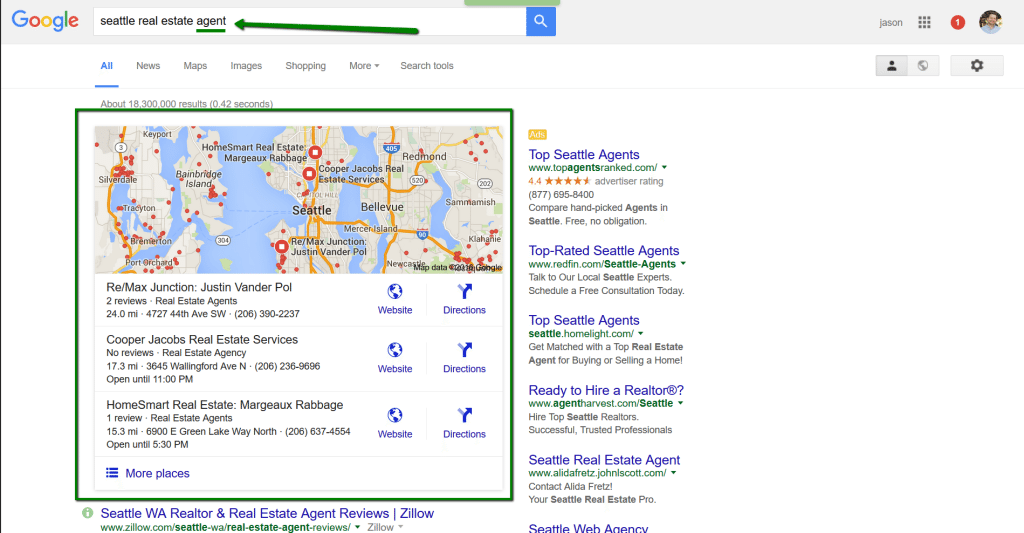 Google_My_Business_Real_Estate_Map_Pack