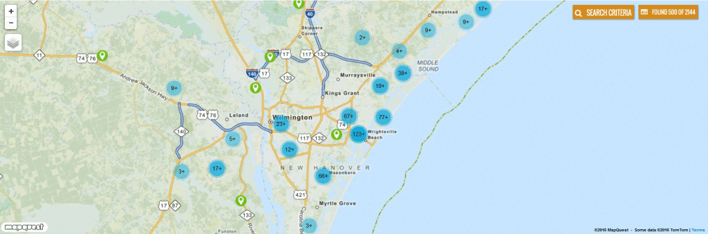 Impress Map search widget