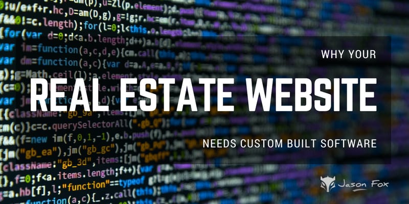 Why Your Real estate website needs custom software