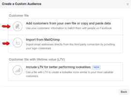 Create a custom audience