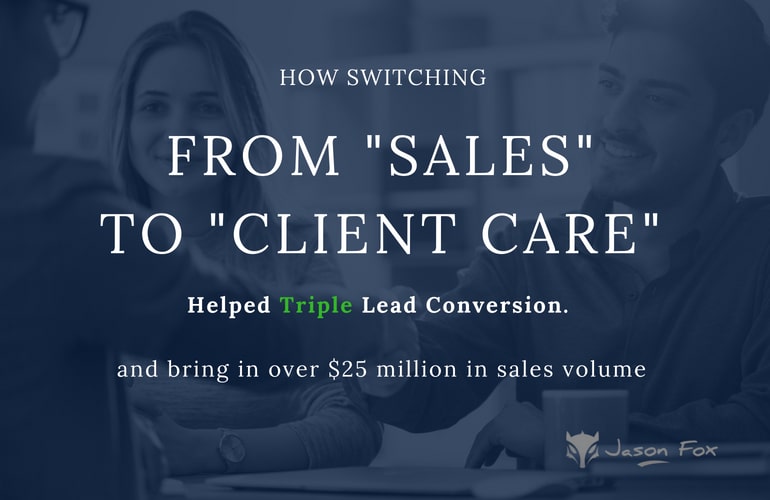 sales to client care
