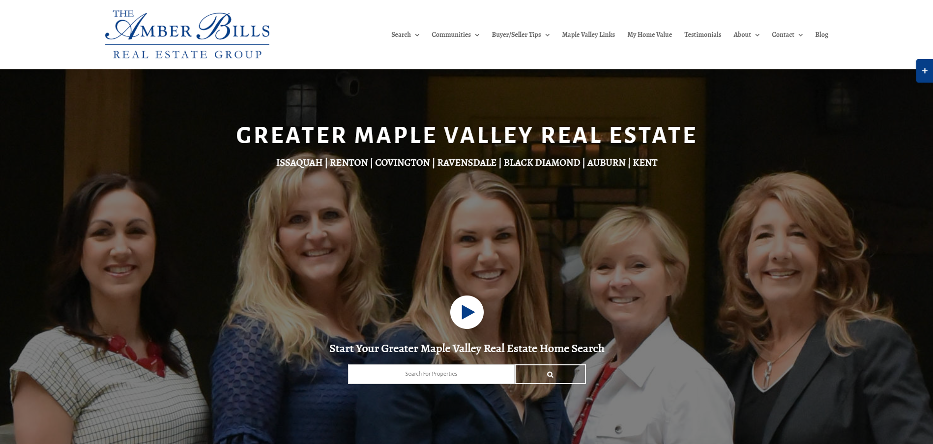 Maple Valley Custom Real Estate Website