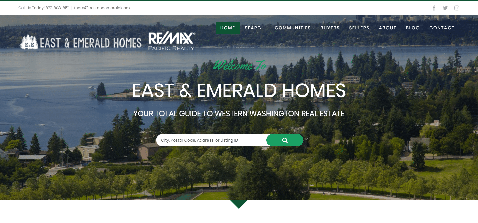 seattle eastside custom real estate website