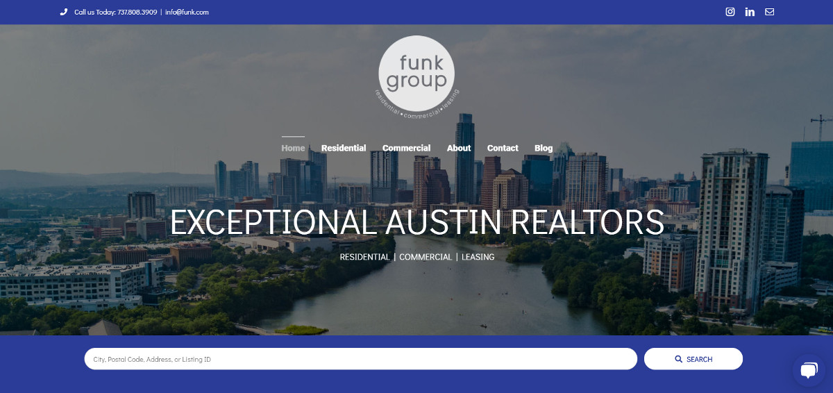 austin tx pro real estate website