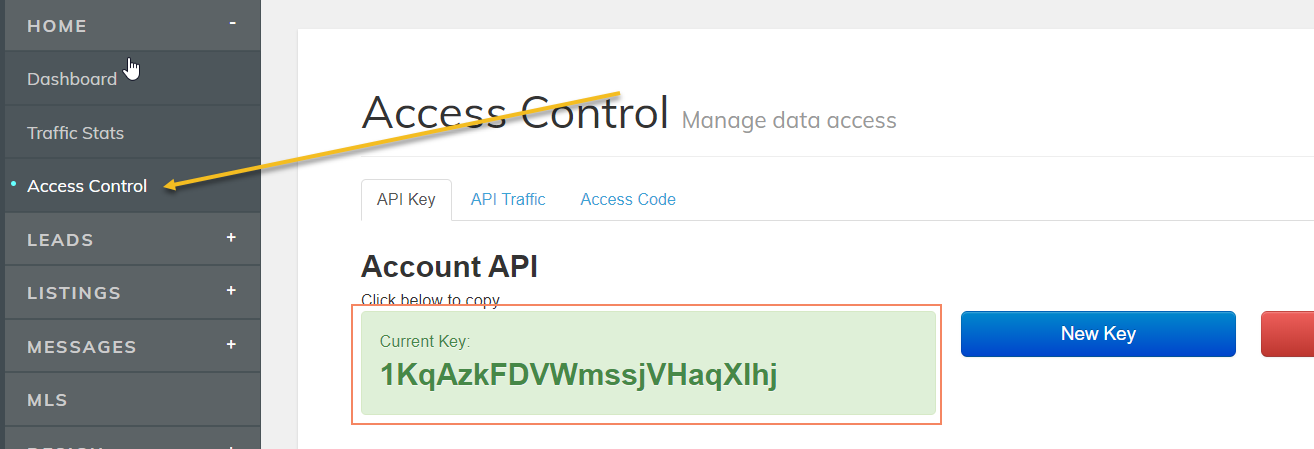 idx broker api key