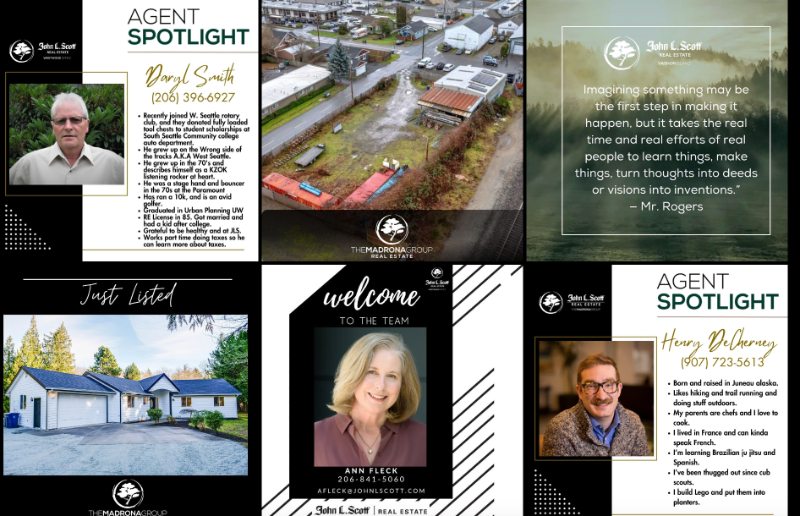 The Madrona Group Real Estate Instagram Page